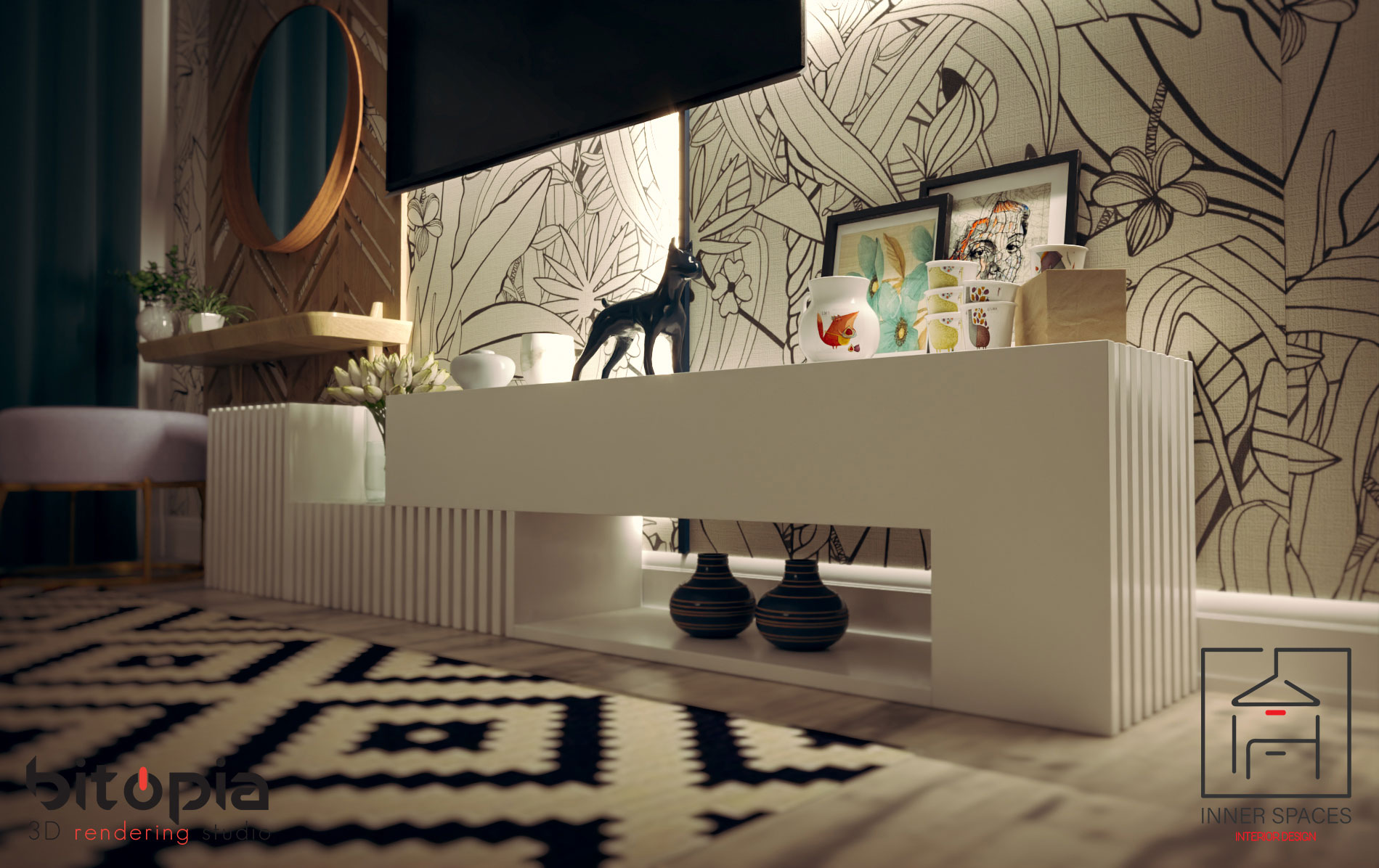 bedroom visualization - Bitopia 3D rendering studio