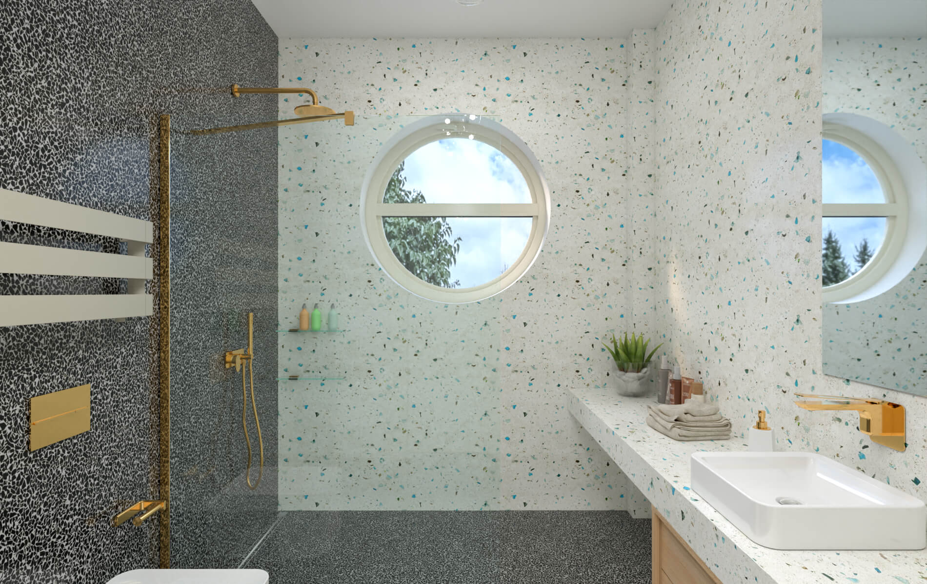 Bathroom visualization - Bitopia 3D render studio