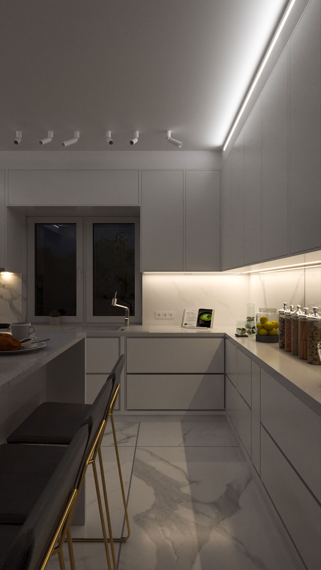 Kitchen visualization - Bitopia 3D rendering studio - Romania