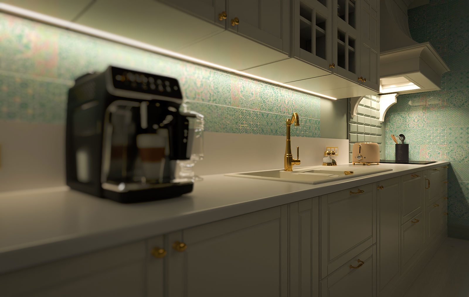Kitchen archviz - Bitopia 3D rendering studio - Romania